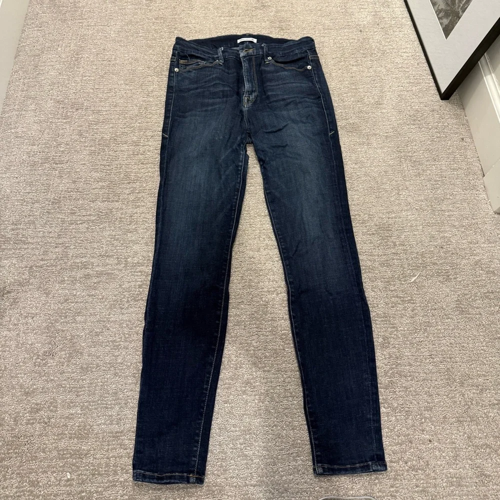 Women’s Good American Good Legs Dark Denim Jeans Size 8/29